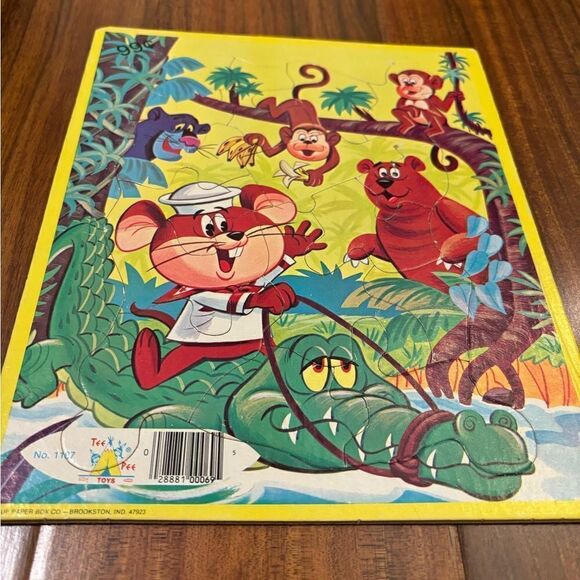 Vintage Jungle Monkey Cardboard 16 piece puzzle - Picture 3 of 3